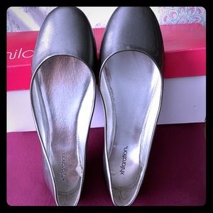 Silver gray flats